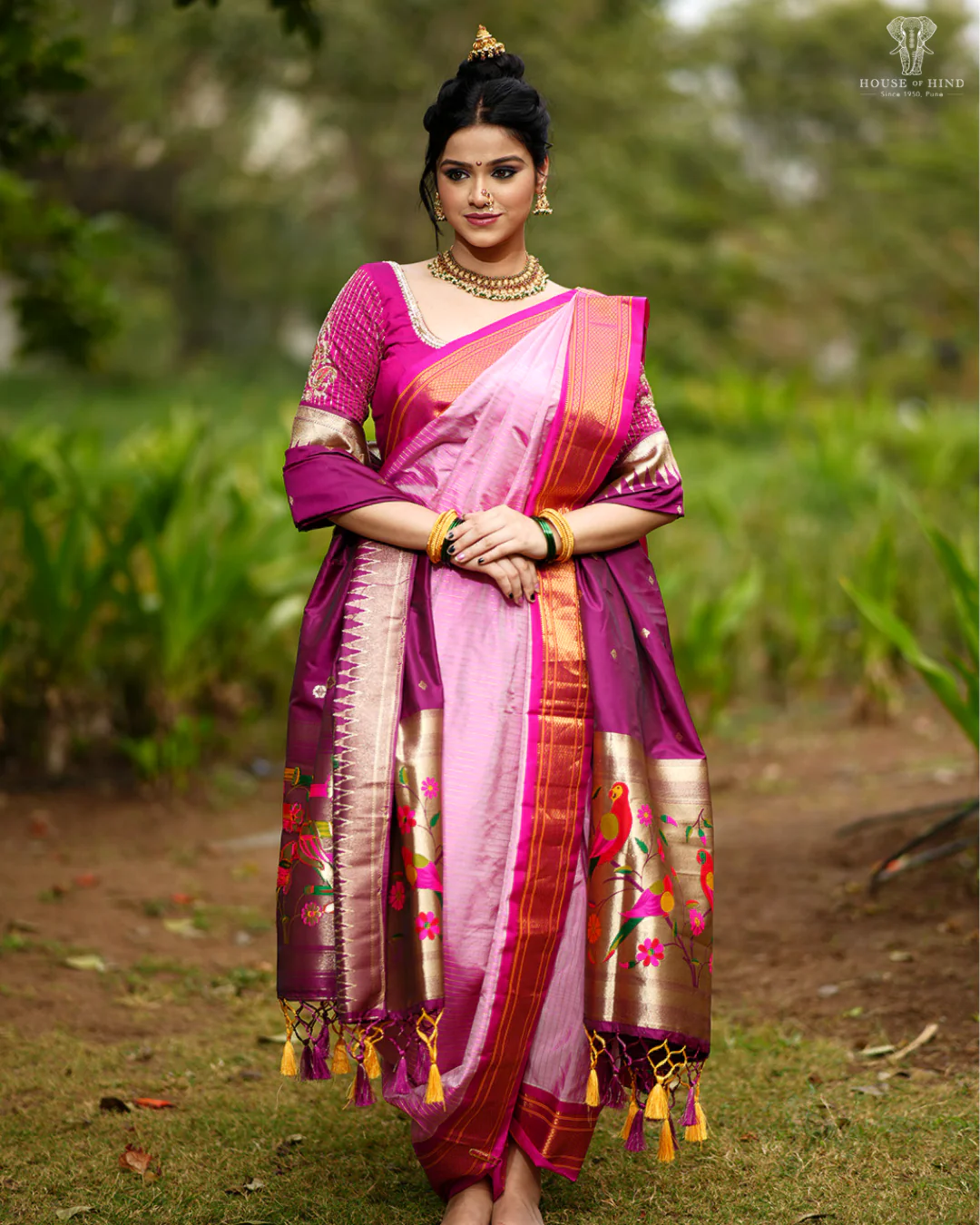 Yeola Paithani Silk Saree for wedding