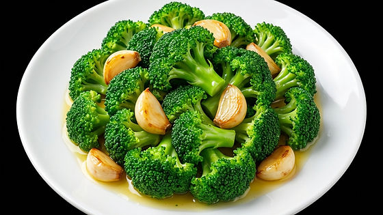 Sauteed Broccoli with Garlic(蒜蓉西兰花 )