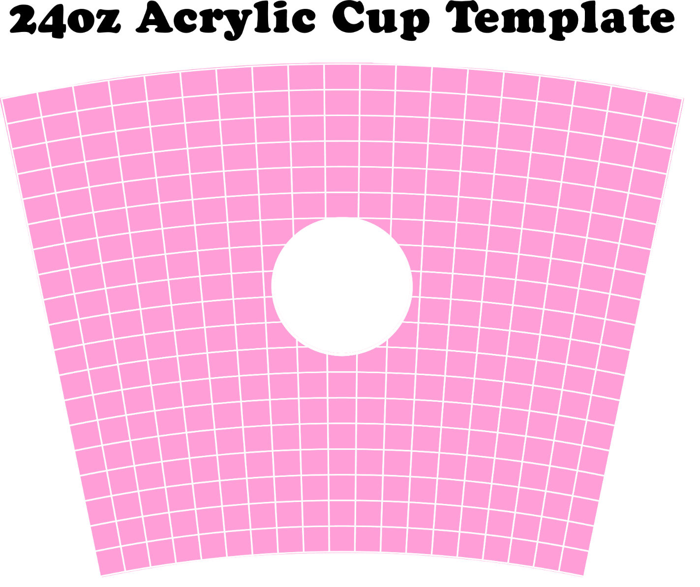 Acrylic Cup Wrap 24oz