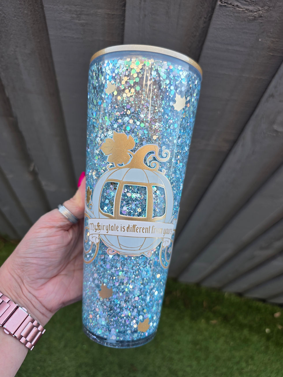 Thumbnail: My fairytale is different from yours - Snowglobe Tumbler 