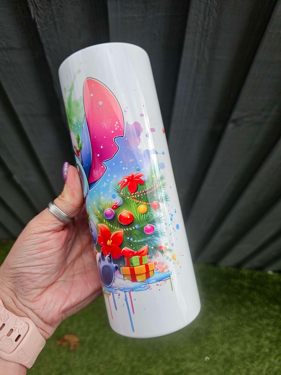 Thumbnail: Stitch Christmas Hot and Cold tumbler 