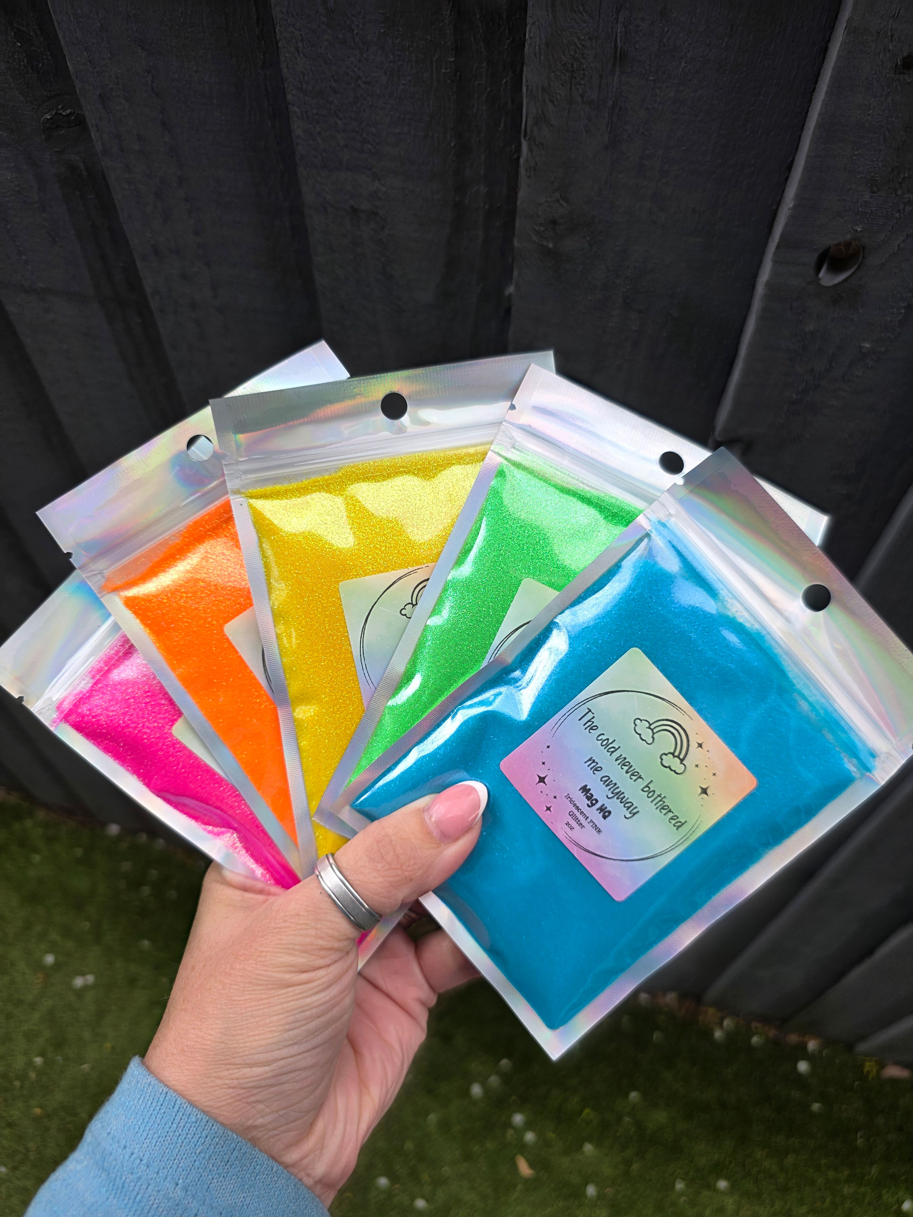 Neon Bright FINE Glitter Bundle (5)