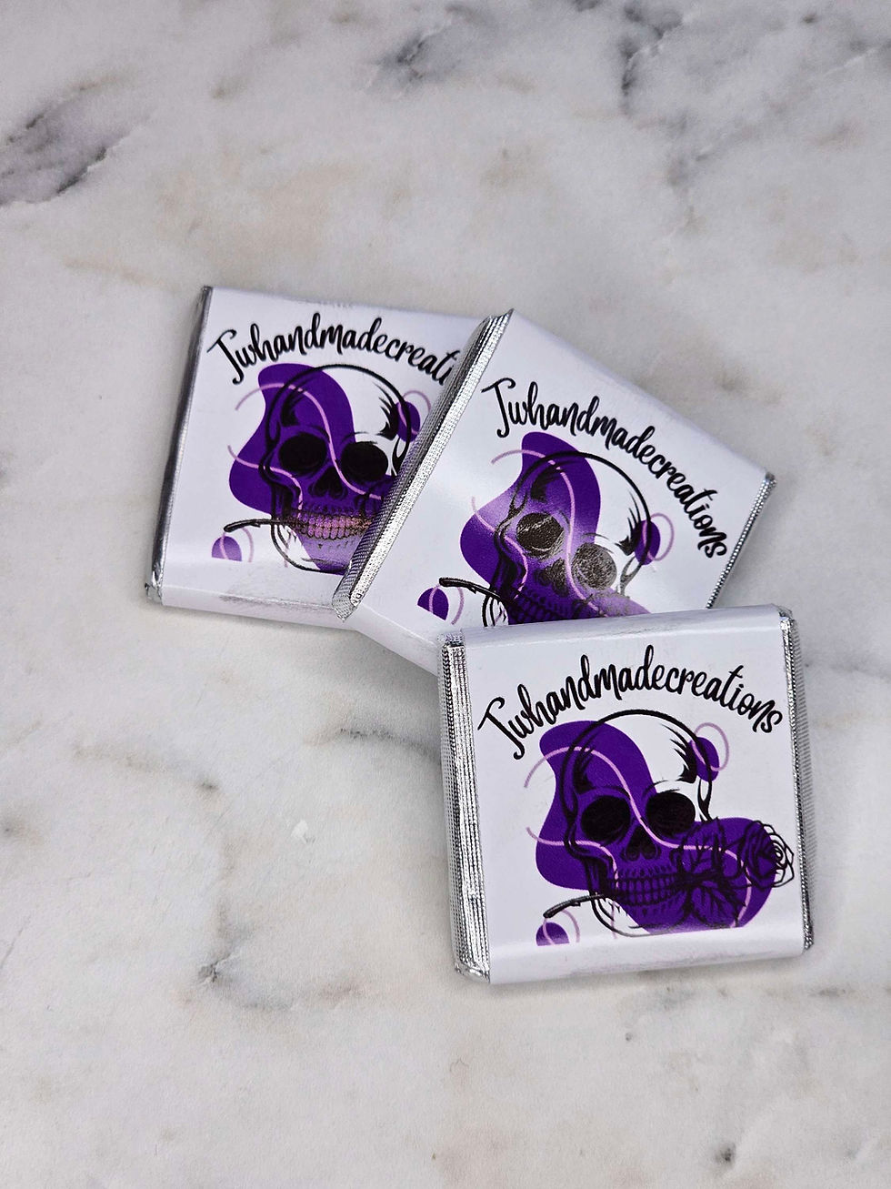 Thumbnail: Small Business Chocolates | Milk Chocolate Favour | Individually Foil Wrapped 