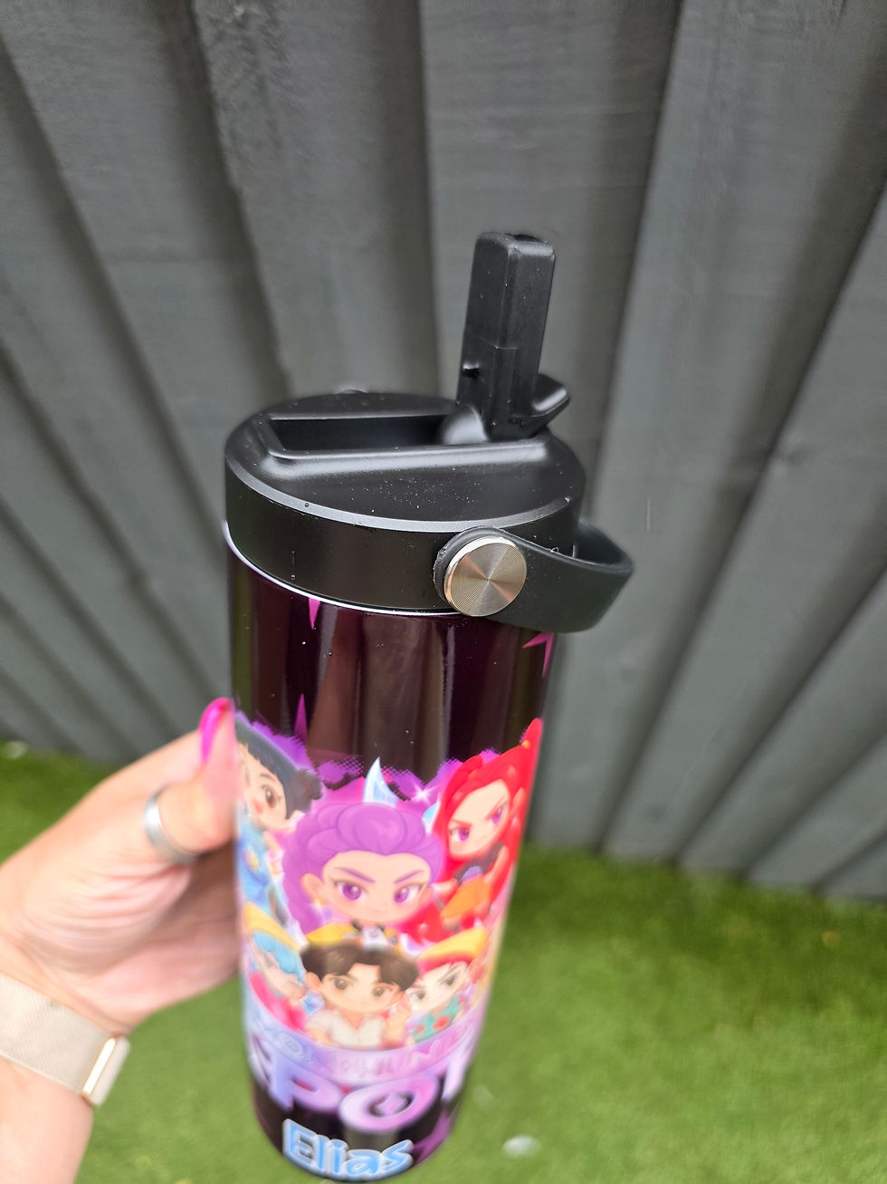 Thumbnail: K pop demon hunters Hot and Cold/ Water Bottle drinks tumbler 