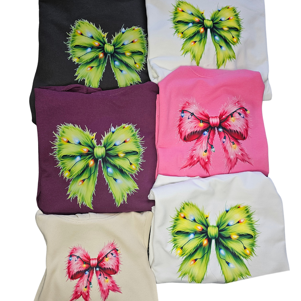 Thumbnail: Grinch Bow Hoodie