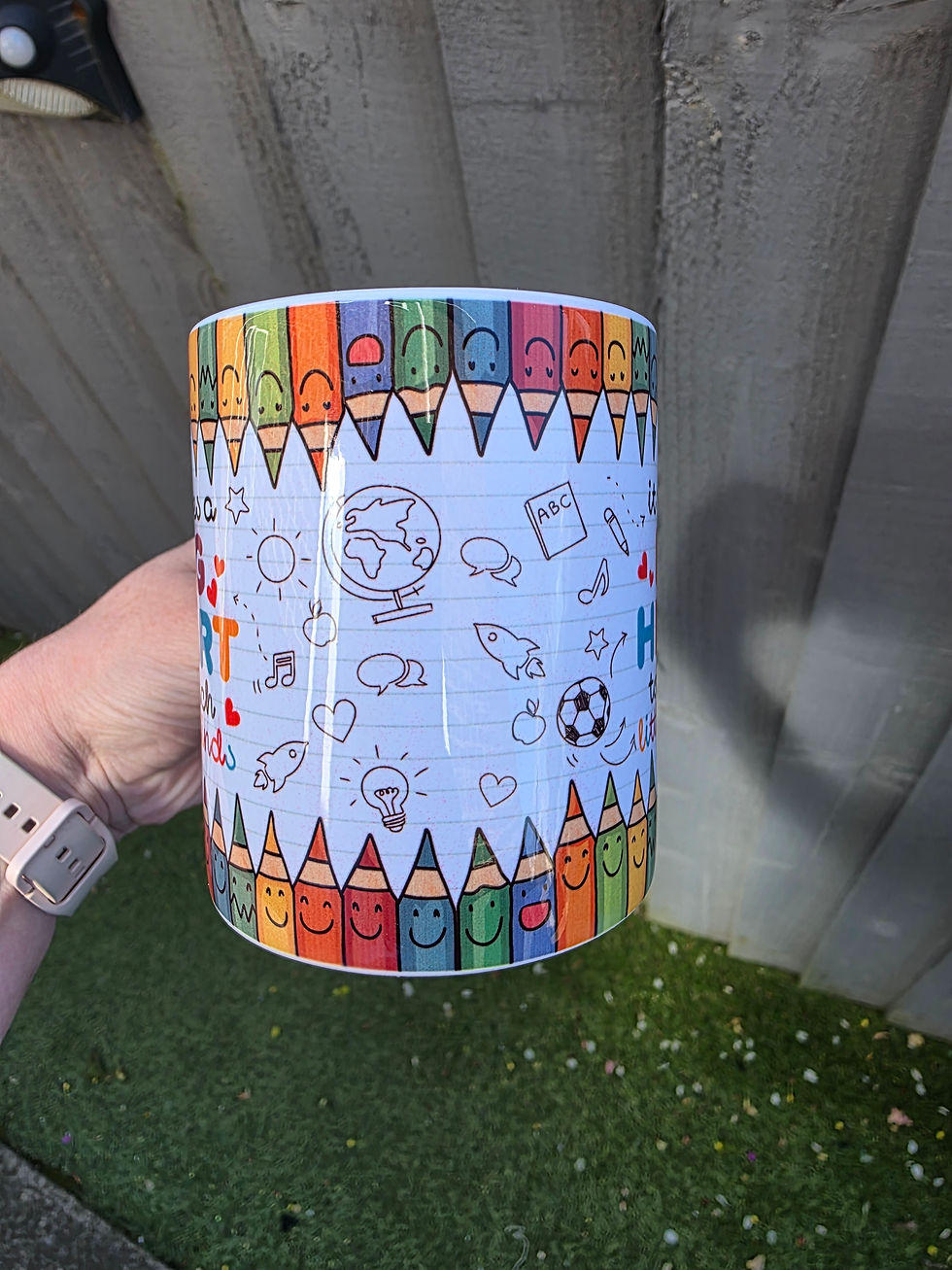 Thumbnail: It takes a big heart to teach little minds Mug - Teacher Gift 