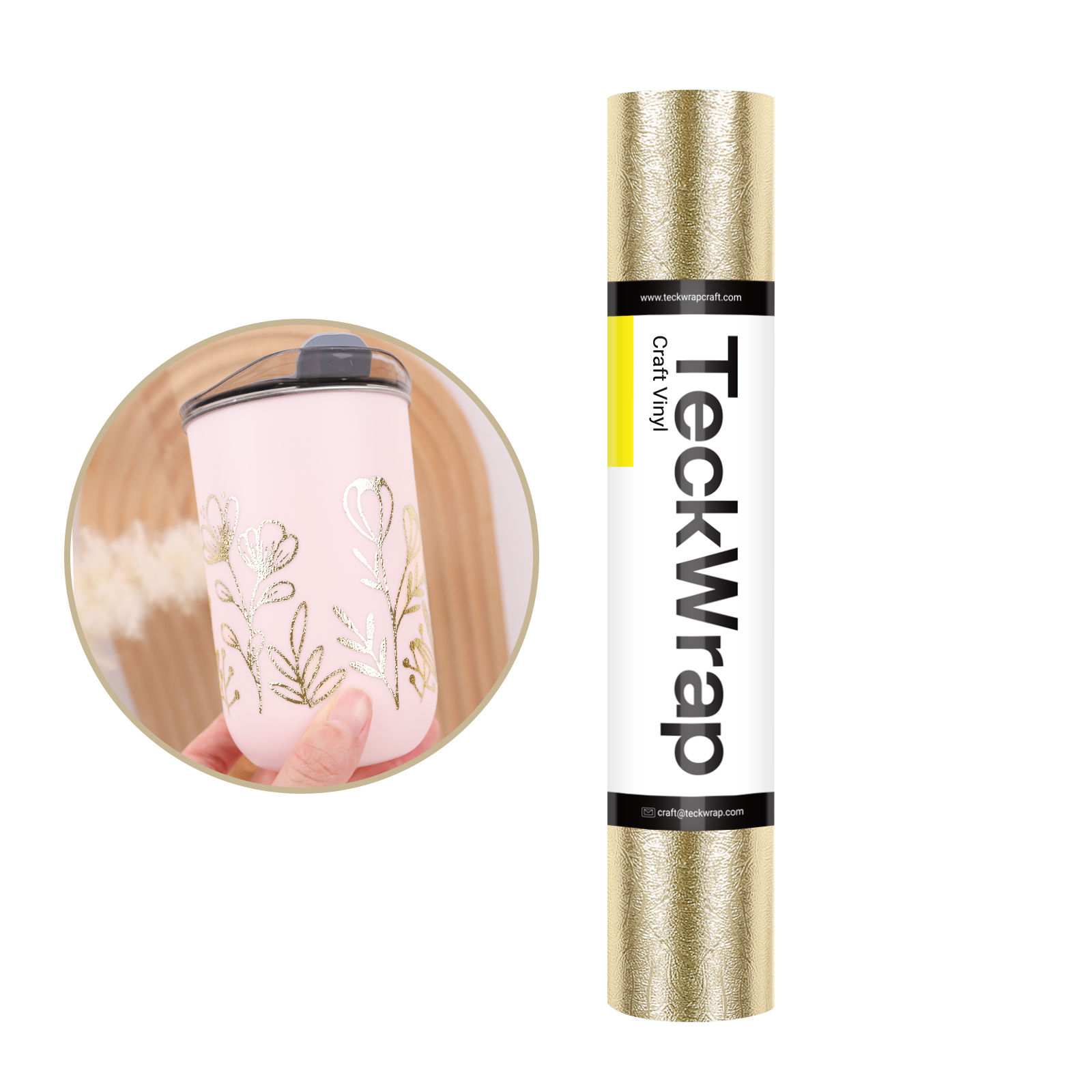 TeckWrap Textured Metallic Permanent Vinyl