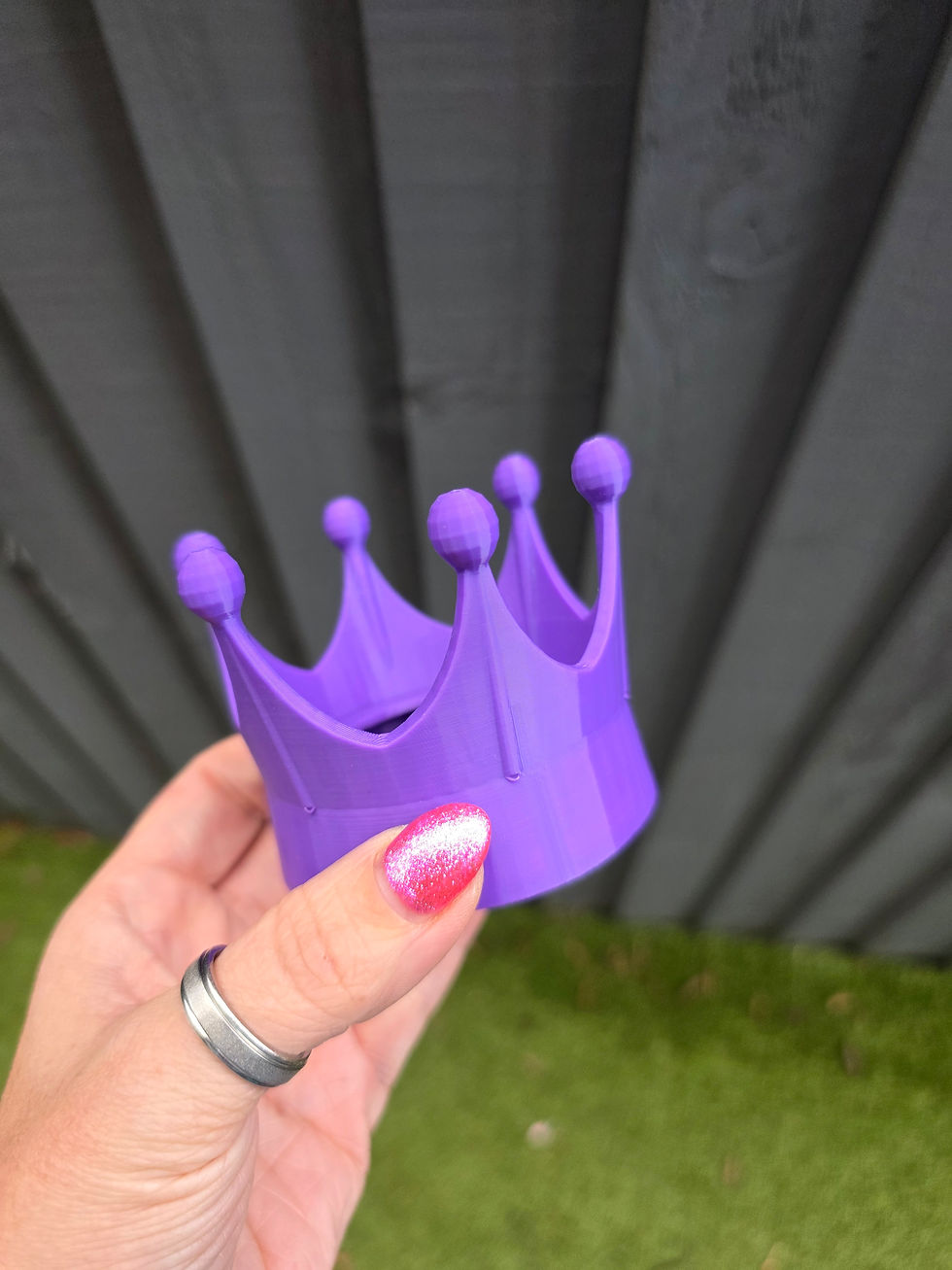 Thumbnail: Razzle Dazzle Glitter Catcher - 3D printed crown for 24oz and 20oz snowglobes