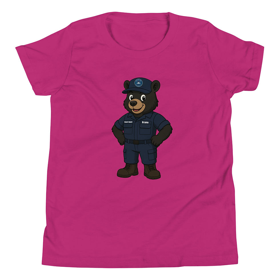 Thumbnail: Bravo The Bear Youth Short Sleeve T-Shirt