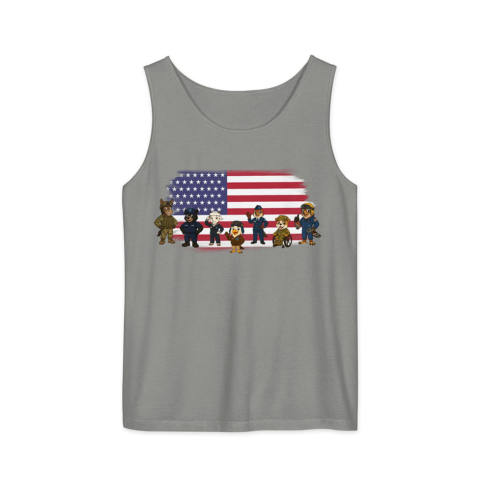 Thumbnail: SOCW Heroes Unisex garment-dyed tank top