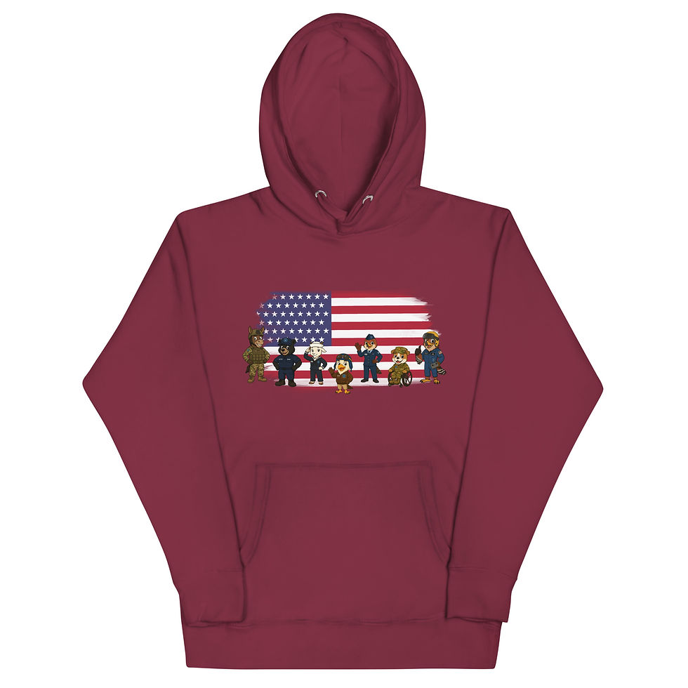 Thumbnail: SOCW Heroes Premium Unisex Hoodie