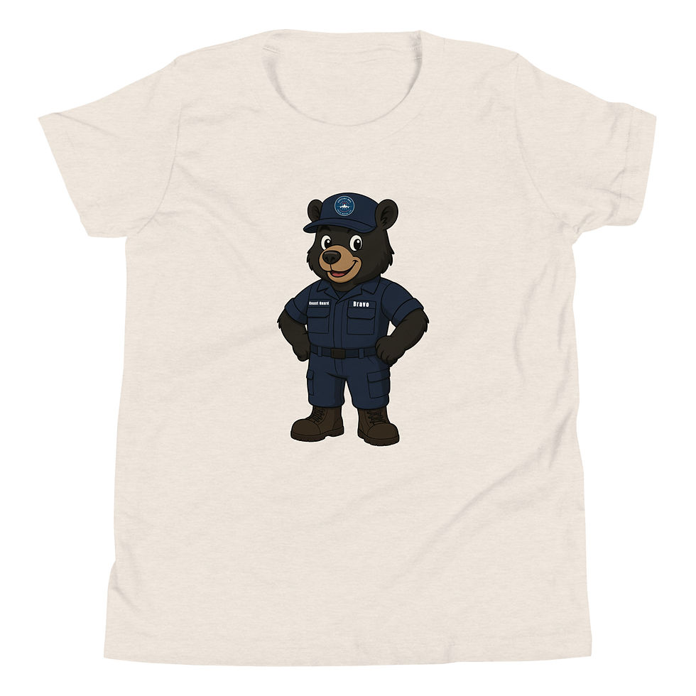 Thumbnail: Bravo The Bear Youth Short Sleeve T-Shirt