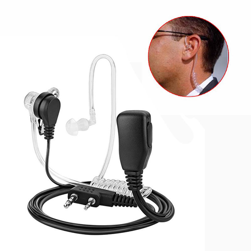 1Pcs Air Acoustic Tube Headset For Baofeng Radio Walkie Talkie K Port Earphone P