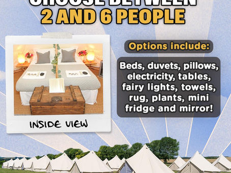 Glamping Teepees Now Available!