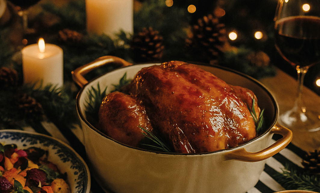 Arranged Food and Objects