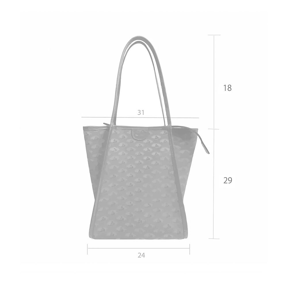 縮圖：Jacquard Tote |  可擴展手提袋 (卡其）