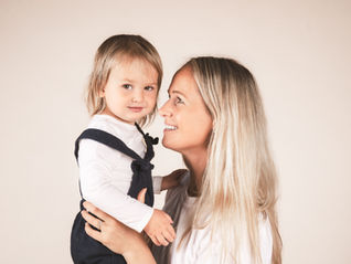 Burlington In-Home 2 Year Old Birthday Session | Studio Portraits at Home