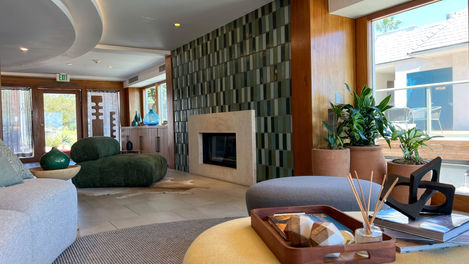 Commercial photography of a Hotel Lobby, Encinitas, CA