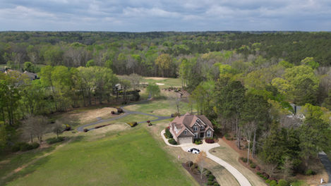 Drone photography of an Empty lot assessment at a Private Golf Course, Beaufort SC