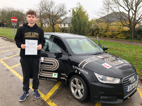 Superb first time pass for Toby!