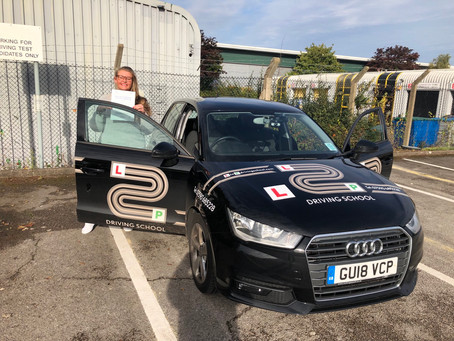 Jess passes first time with L to P Driving School