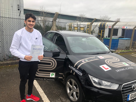 Caelan passes in Guildford