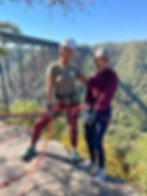 Rappelling New River Gorge Bridge