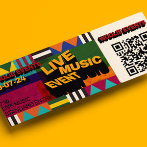 Live music event tickets