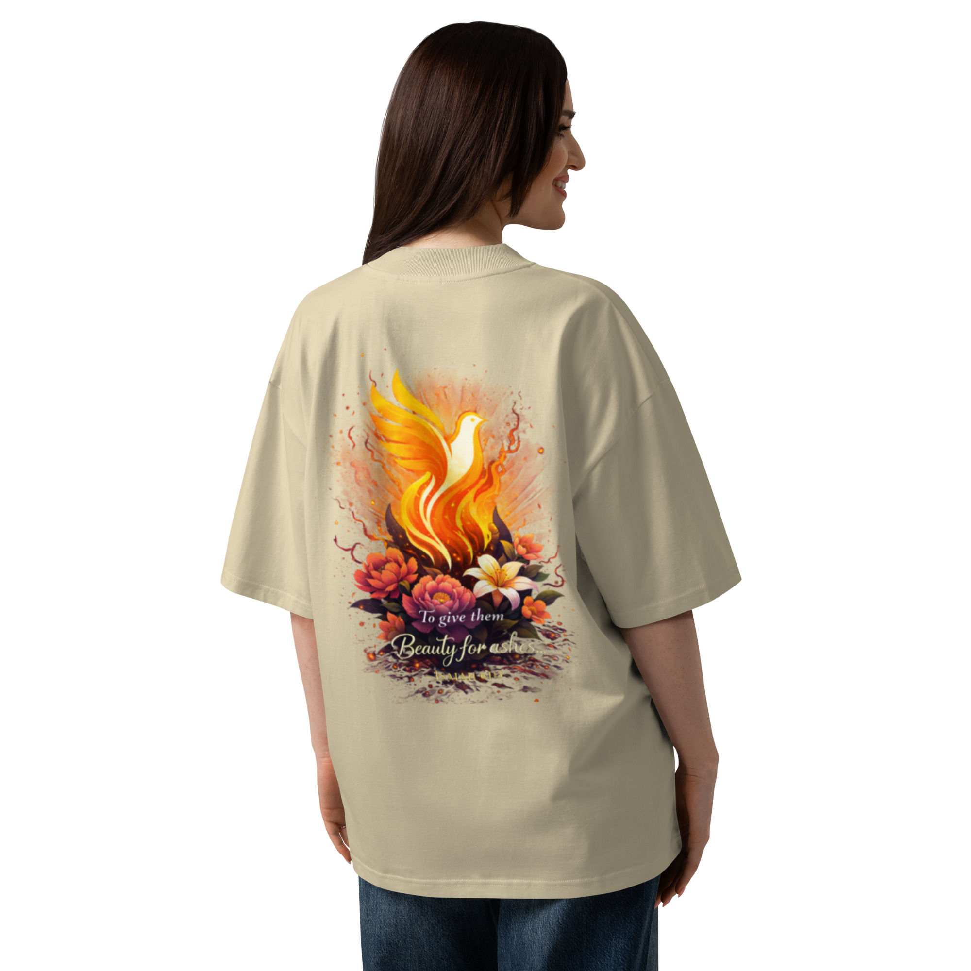 Women's Forge From Ashes oversized high neck t-shirt