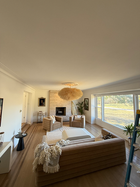 Power outlet installation near kitchen countertop