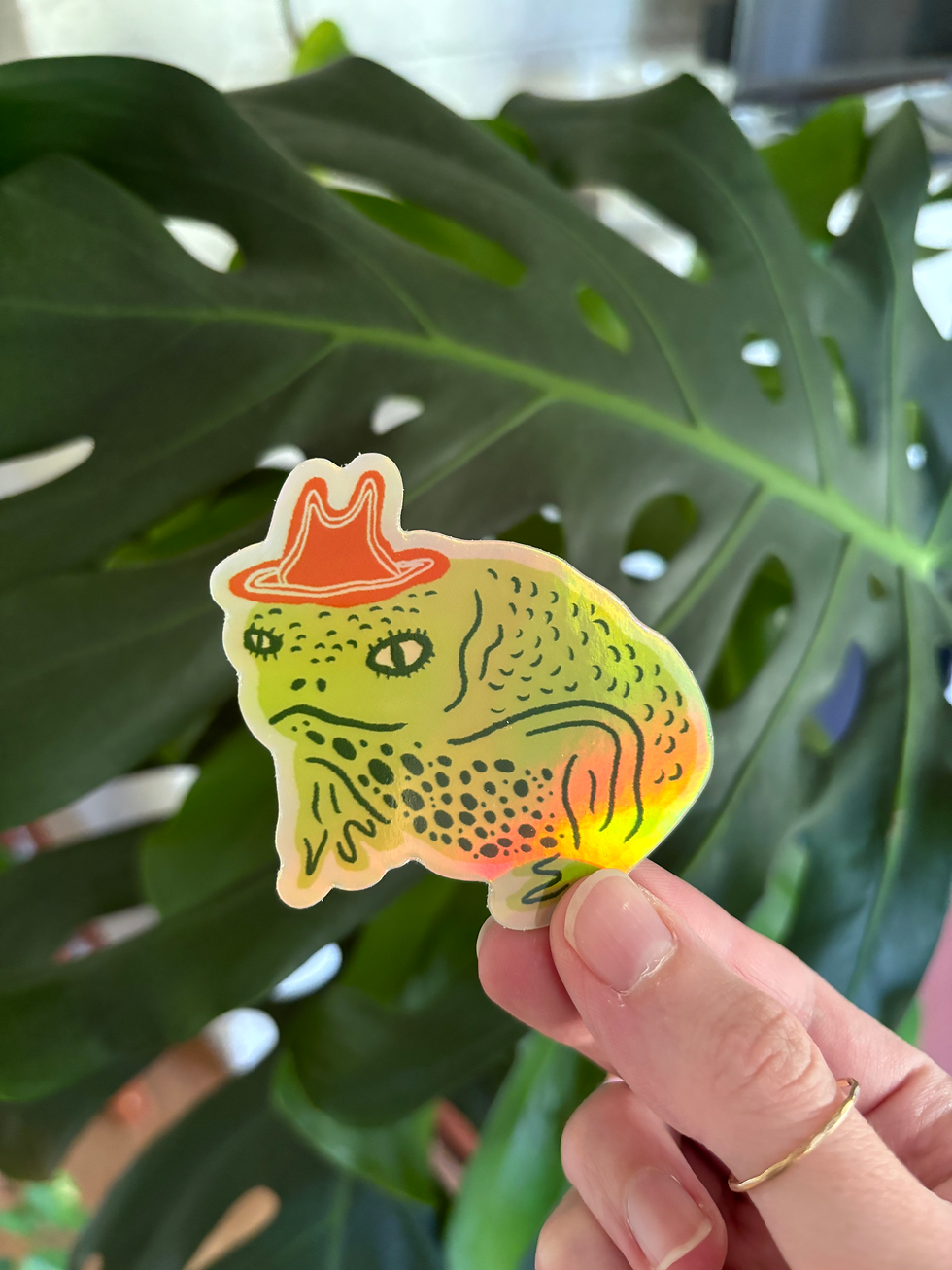 Toadally Sticker - Holographic