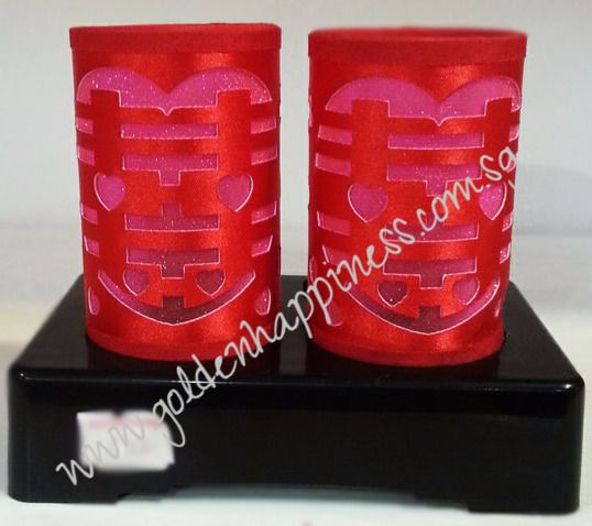 Thumbnail: Silk Red Double Happiness LA-08