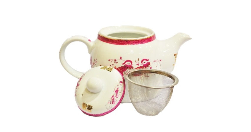Thumbnail: Gold Trimming Mandarin Ducks Teaset