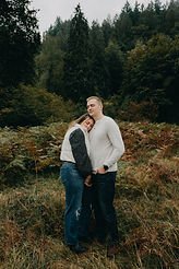 Washington State Park Engagement Photo