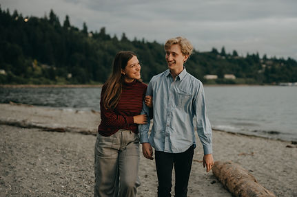 Washington Beach Engagement Session