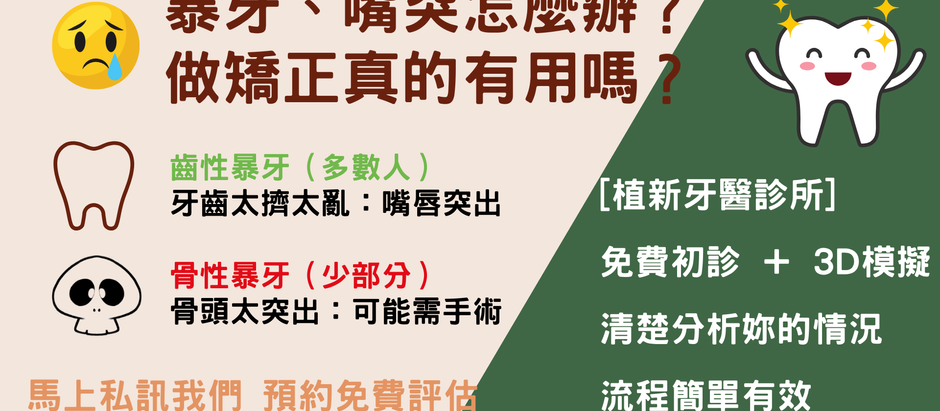 暴牙該怎麼辦?矯正能解決嗎?