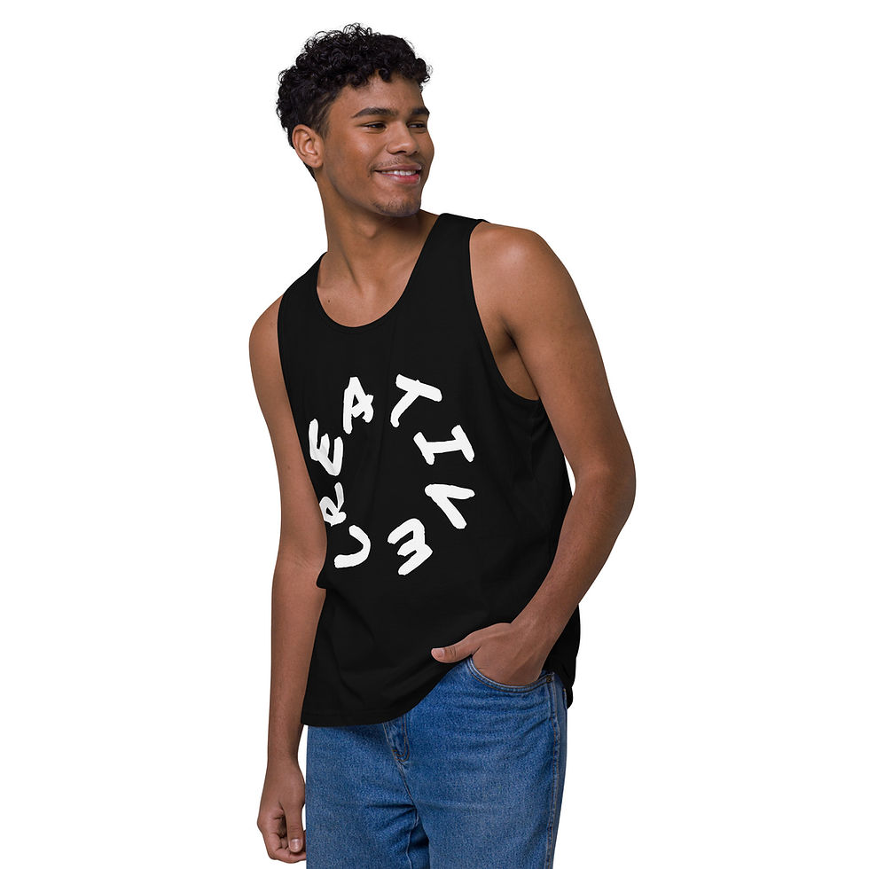 Thumbnail: "IM A CREATIVE" Men’s premium tank top