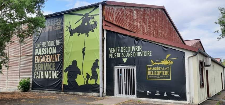Photo de l'entrée du Musée de l'ALAT et de l'hélicoptère - Armée de Terre
