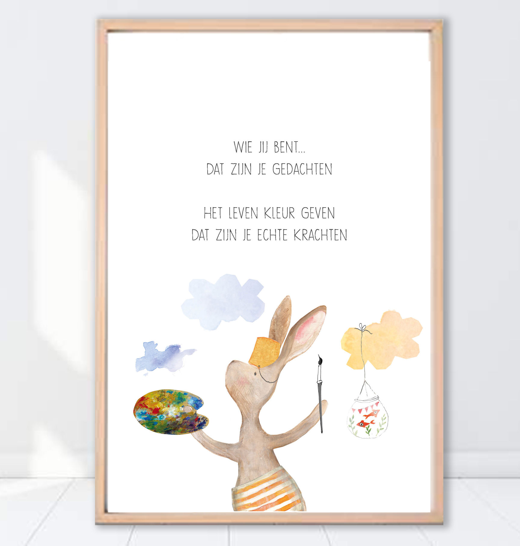 Poster Gein Konijn kunstenaar