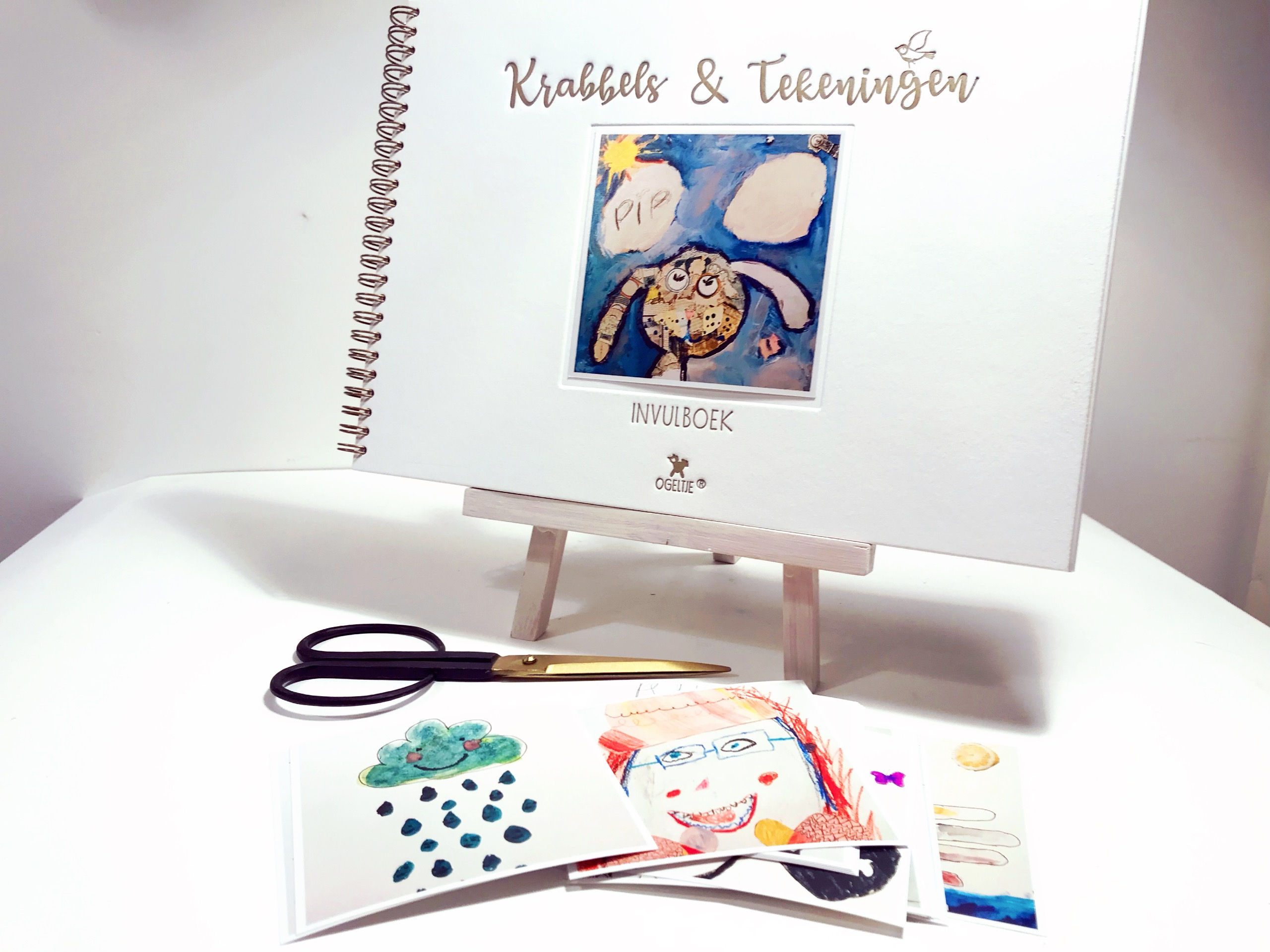 Invulboek tekeningen en foto's