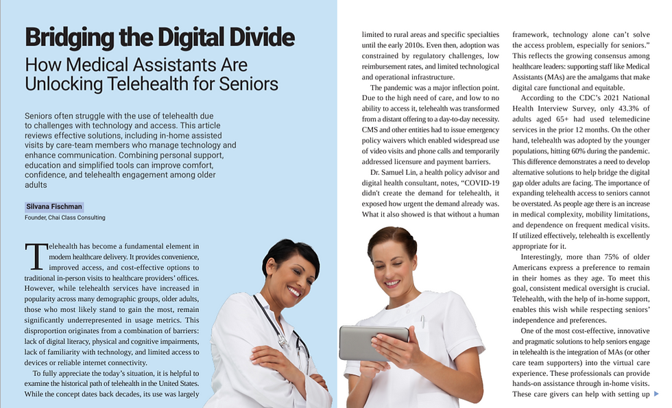 Silvana Fischman Featured in American Hospital & Healthcare Management Magazine