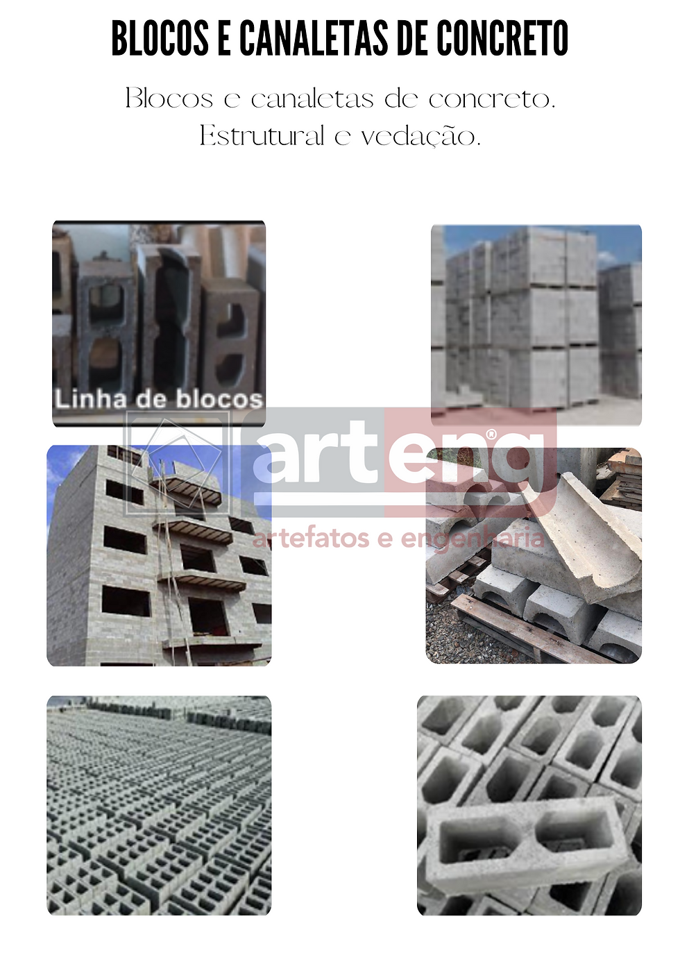 Apresentação e contatos A ARTENG é uma e