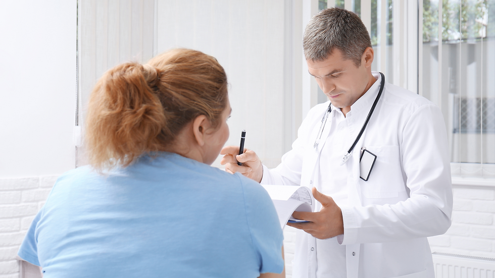 doctor talking to a patient