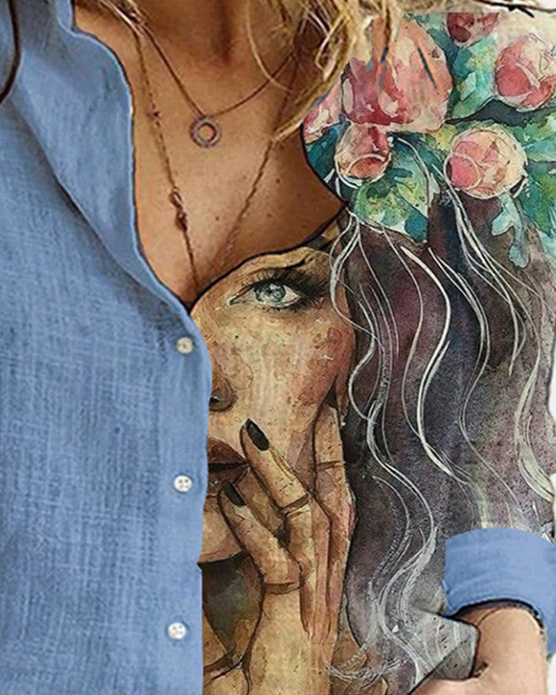 Thumbnail: Retro Vintage Print Shirts