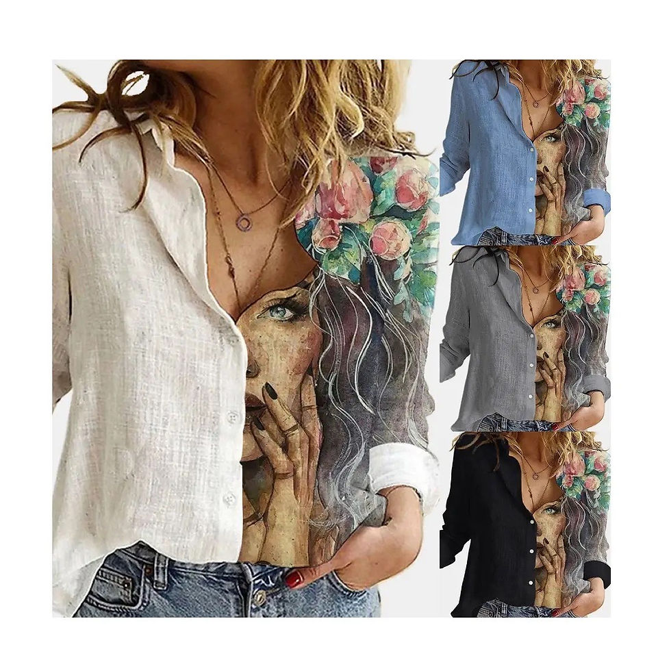 Thumbnail: Retro Vintage Print Shirts