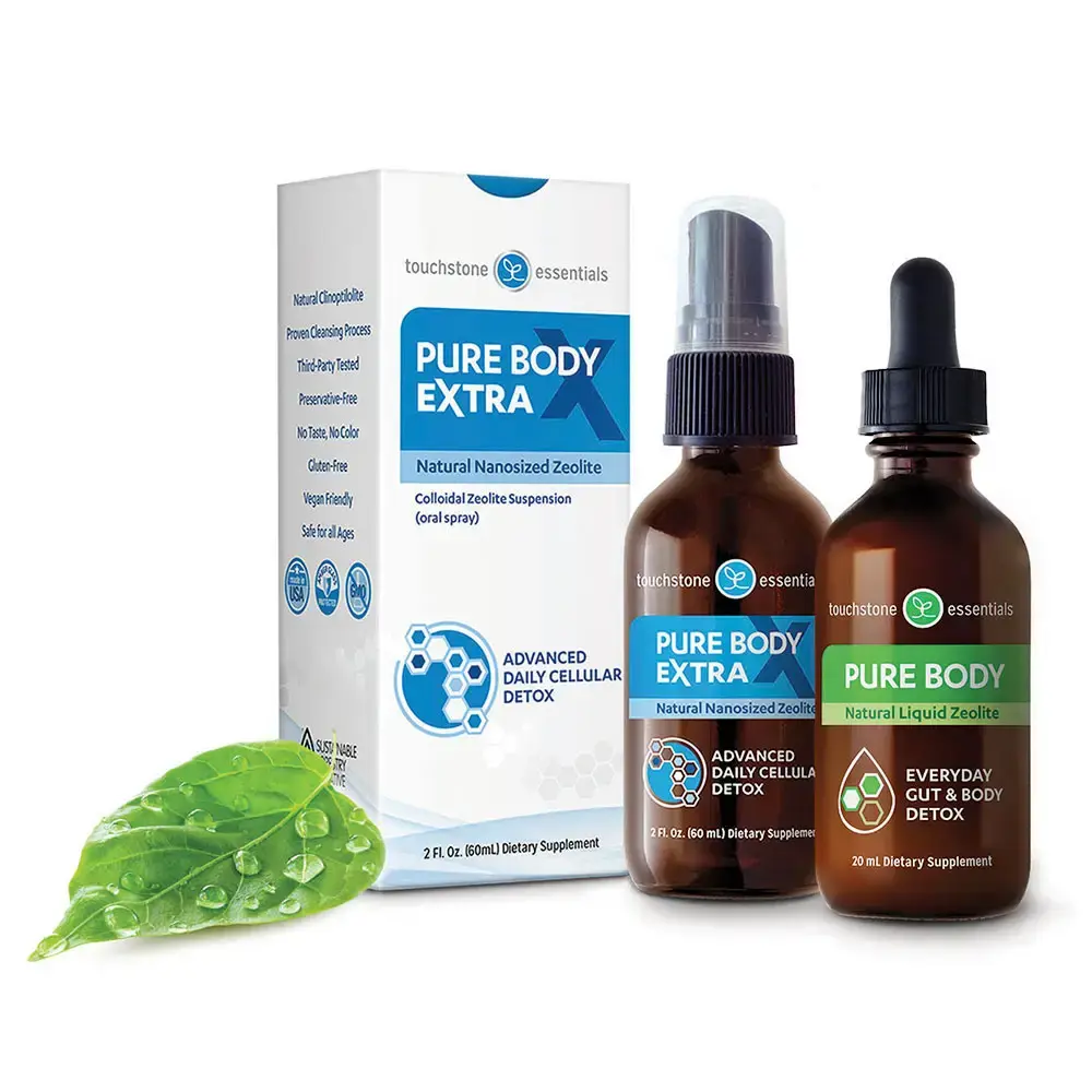Paquete de desintoxicación con zeolita (Pure Body + Pure Body Extra)