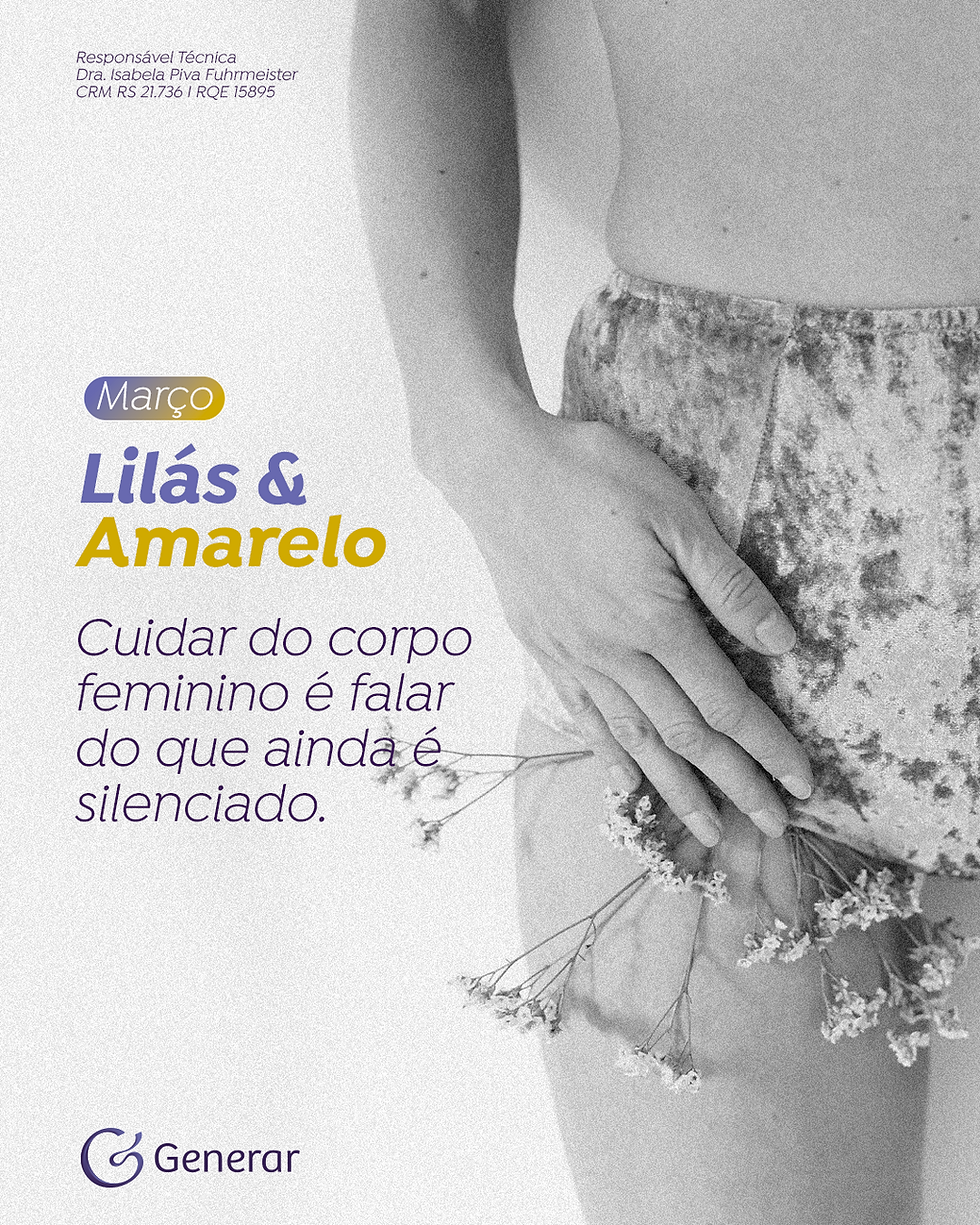 MARÇO LILÁS & AMARELO