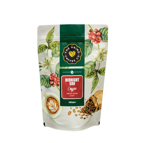 Midnight Sun Blend 90 Arabica / 10 Robusta The Grind Coffee Co