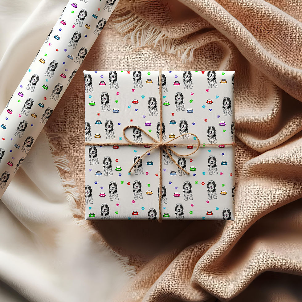 Thumbnail: Puppy Dog Wrapping Paper Gift Wrap