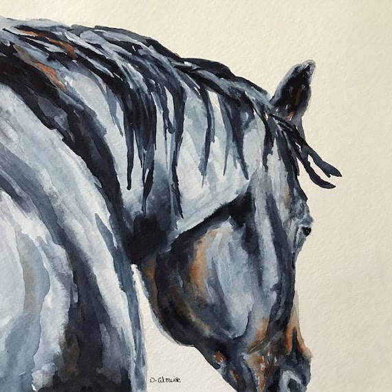 Thumbnail: Talk to Me Original Watercolor Painting